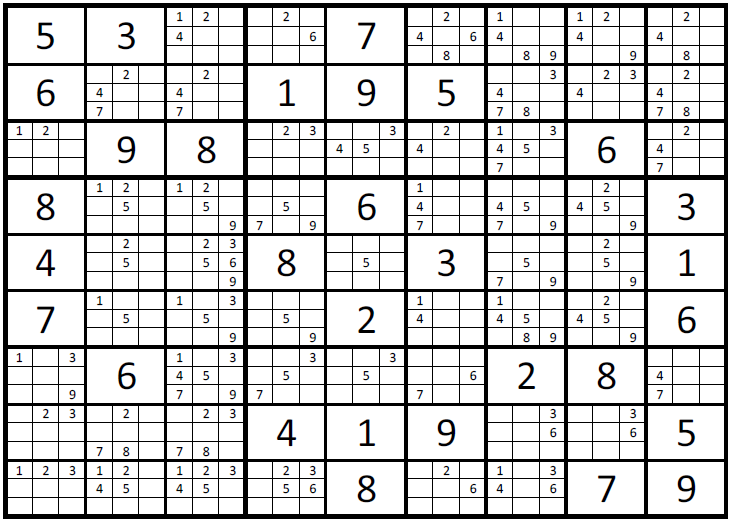 Sudoku 16x16 - Easy 